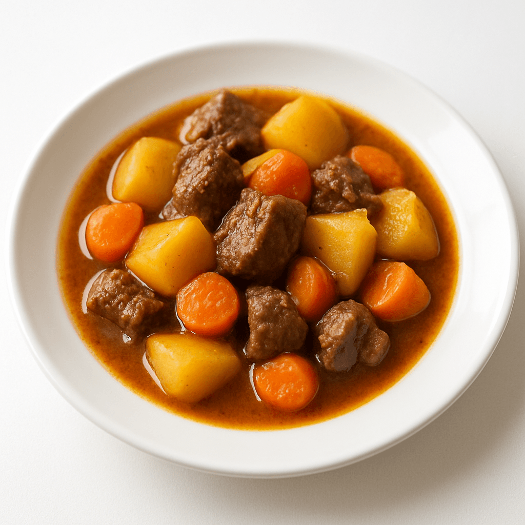 Foto de Estofado de carne con batatas y zanahorias